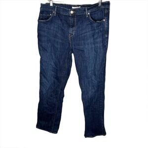 Levi's 505 Straight Leg Women's Jeans Blue Size 33 Waist zip button mid rise
